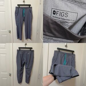 •FIGS• Kade Cargo Scrub Pants PO# 1273 Graphite Grey